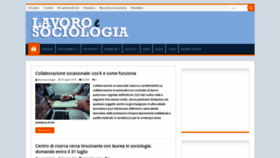 What Lavorosociologia.it website looked like in 2019 (4 years ago)