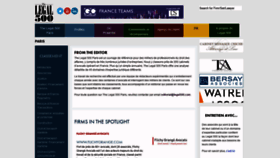 What Legal500.fr website looked like in 2019 (6 years ago)