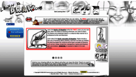 What Learn-to-draw.com website looked like in 2019 (4 years ago)