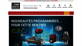 What Lhommemoderne.fr website looked like in 2019 (4 years ago)