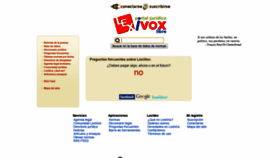 What Lexivox.org website looked like in 2019 (6 years ago)