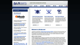 What Ljscripts.com website looked like in 2019 (4 years ago)