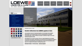 What Loewe-logistics.de website looked like in 2019 (4 years ago)