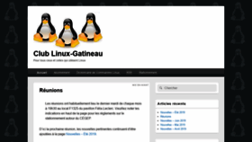 What Linux-gatineau.org website looked like in 2019 (4 years ago)