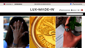 What Luxmadein.it website looked like in 2019 (4 years ago)
