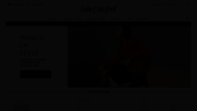 What Lanecrawford.com website looked like in 2019 (4 years ago)