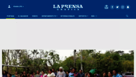 What Laprensagrafica.com website looked like in 2019 (4 years ago)