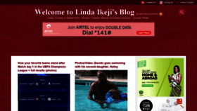 What Lindaikejisblog.com website looked like in 2019 (4 years ago)