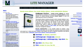 What Litemanager.com website looked like in 2019 (4 years ago)
