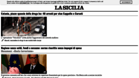 What Lasicilia.it website looked like in 2019 (4 years ago)