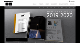 What Lombardo.it website looked like in 2019 (5 years ago)
