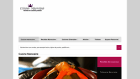 What La-cuisine-marocaine.com website looked like in 2019 (4 years ago)