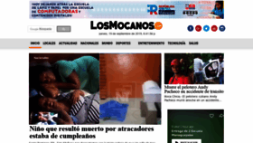 What Losmocanos.com website looked like in 2019 (4 years ago)