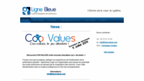 What Ligne-bleue.com website looked like in 2019 (4 years ago)