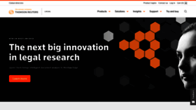 What Legal.thomsonreuters.com website looked like in 2019 (4 years ago)