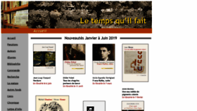 What Letempsquilfait.com website looked like in 2019 (4 years ago)