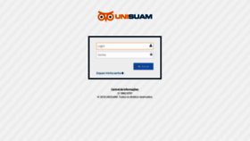 What Login.unisuam.edu.br website looked like in 2019 (4 years ago)