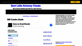 What Littlealchemyguide.com website looked like in 2019 (4 years ago)