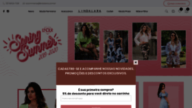 What Lindalara.com.br website looked like in 2019 (4 years ago)