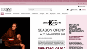 What Leoni-luxusmode.de website looked like in 2019 (4 years ago)