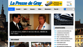 What Lapressedegray.com website looked like in 2019 (4 years ago)