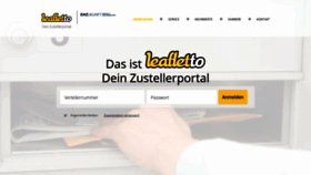 What Leafletto.de website looked like in 2019 (4 years ago)
