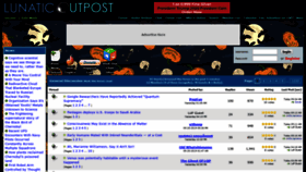 What Lunaticoutpost.com website looked like in 2019 (4 years ago)
