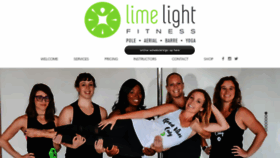 What Limelightfitness.com website looked like in 2019 (4 years ago)