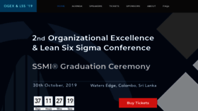 What Leansixsigmasrilanka.com website looked like in 2019 (4 years ago)