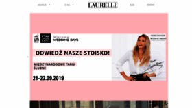 What Laurelle.pl website looked like in 2019 (4 years ago)