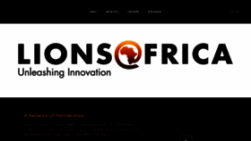 What Lionsafrica.org website looked like in 2019 (4 years ago)