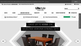 What Lifestylefurniture.co.uk website looked like in 2019 (4 years ago)