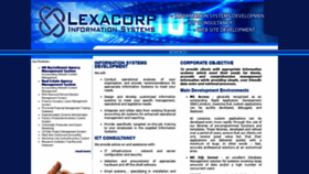 What Lexacorp.com.pg website looked like in 2019 (4 years ago)