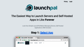 What Launchpal.com website looked like in 2019 (4 years ago)