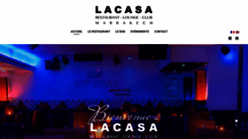 What Lacasarestaurantmarrakech.com website looked like in 2019 (4 years ago)