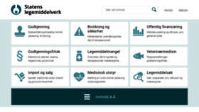 What Legemiddelverket.no website looked like in 2019 (6 years ago)