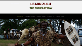 What Learnzulu.co.za website looked like in 2019 (4 years ago)