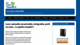 What Lelavevaisselle.fr website looked like in 2019 (4 years ago)