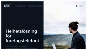 What Loxytel.se website looked like in 2019 (4 years ago)