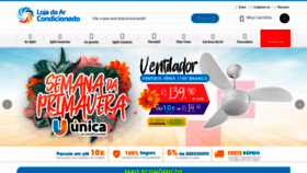 What Lojadoarcondicionado.com.br website looked like in 2019 (4 years ago)