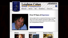 What Lcohenlaw.com website looked like in 2019 (4 years ago)