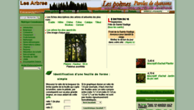 What Lesarbres.fr website looked like in 2019 (4 years ago)