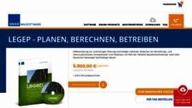 What Legep-software.de website looked like in 2019 (4 years ago)