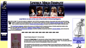 What Lincoln-mold.com website looked like in 2019 (4 years ago)