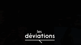 What Lesdeviations.fr website looked like in 2019 (4 years ago)