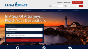 What Legalreach.com website looked like in 2019 (4 years ago)