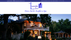 What Lavenderinn.com website looked like in 2019 (4 years ago)