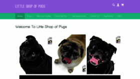 What Littleshopofpugs.co.uk website looked like in 2019 (4 years ago)