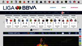 What Ligamx.net website looked like in 2019 (4 years ago)
