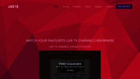 What Leeztv.com website looked like in 2019 (4 years ago)